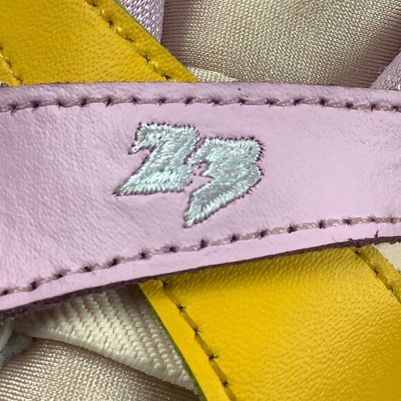 Jordan 8 Retro (TD) orange Pearl/LT Artic pink sneakers toddler size 10C EUC - Picture 3 of 16